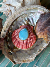 Larimar & Scallop St James Pendant