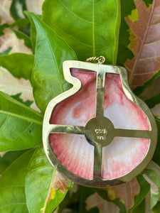 St. James Pendant with Carved Coral