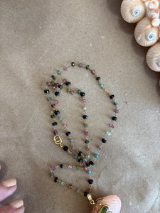 20" Tourmaline Vermeil Chain