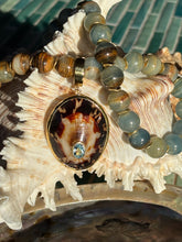 Ocean Jasper and Limpet Necklace