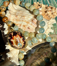 Ocean Jasper and Limpet Necklace