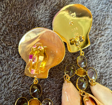Splashy Vermeil, Pearl & Shell Drop Earrings