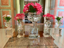 Set of Rare St. Louis Crystal Table-top Urns