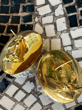 Sea Urchin & Sapphire, Vermeil Earrings