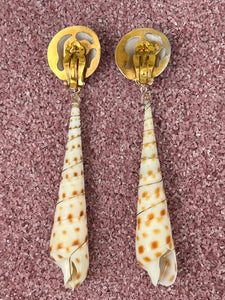 Magical Pair of Cockle & Cone Earrings