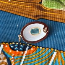 14-karat Gold Lorelei Limpet Charm with Tourmaline