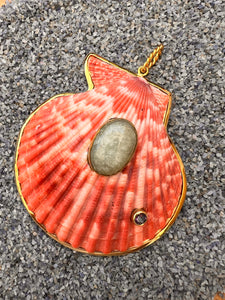 St. James Pendant with Sugar Aquamarine