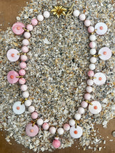 Conch Shell 16" Necklace with Coral