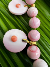 Conch Shell 16" Necklace with Coral