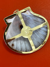 St. James Scallop Pendant with London Blue Topaz