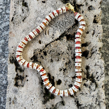 Vertebra and Jasper Bead Necklace
