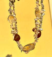 Keisha Pearl & Citrine Necklace