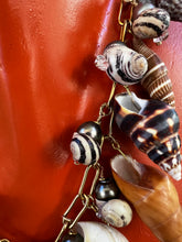 CSS Shell Necklace with Pearl & Herkimer Diamonds