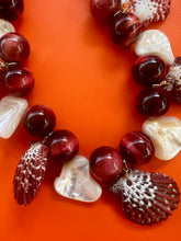 Agate Necklace with Abalone & Pectin Shells