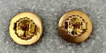 Pair of Sea Urchin Earrings with Aquamarines