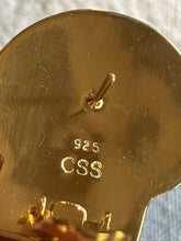 Cymabatium Shell Earrings with Peridot