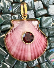 St. James Mini Pendant with Garnet