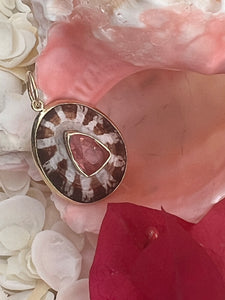 14-Karat Lorelei Limpet Charm with Tourmaline