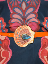 Large Irish Flat Shell Belt Buckle