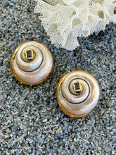 CSS Seashell Earrings with London Blue Topaz