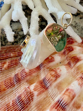 14-karat Lorelei Delphinula Shell Charm with Sapphire