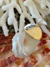 14-karat Lorelei Delphinula Shell Charm with Sapphire