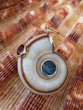 Two-sided 14-karat Lorelei Ram's Head with Sapphire & Peridot