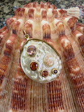 14-karat Abalone Lorelei Charm with Tourmaline