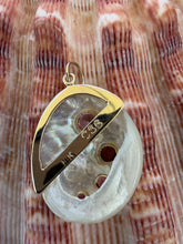 14-karat Abalone Lorelei Charm with Tourmaline