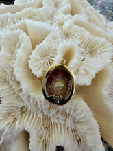 14-karat Gold Limpet Lorelei Charm with Aquamarine