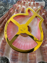 St. James Scallop Pendant with Pink Quartz