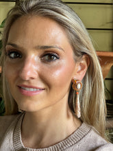 Terebra Shell Earrings with Cameos