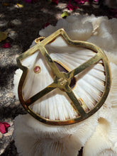 St. James Scallop Pendant with Blue Agate