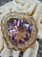 African Limpet Brooch with Large Amethyst