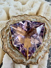 African Limpet Brooch with Large Amethyst