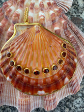 St. James Scallop Pendant with Spessartine Garnets