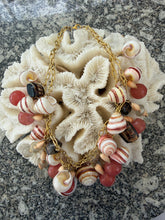 CSS Shell & Stone Charm Necklace