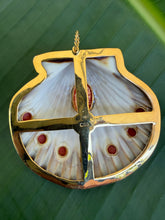 St. James Scallop Pendant with Italian Coral