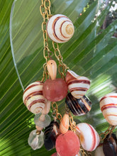 CSS Shell & Stone Charm Necklace