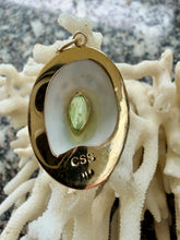 14-karat Gold Limpet Lorelei Charm with Paraiba Tourmaline