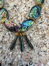 Pau Pau Shell Necklace with Abalone Drops