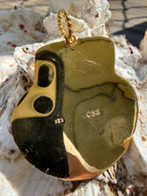 St. James Royal Scallop Pendant with Garnet & Citrine