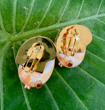 Natica Shell Earrings set with Citrines