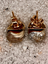 14-Karat Nerite Earrings with Diamonds