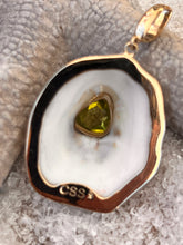 14-karat Lorelei Limpet Charm with Peridot