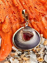 14-Karat Lorelei Clam Charm with Tourmaline