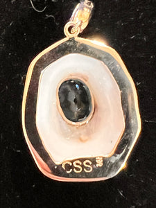 14-Karat Lorelei Limpet Charm with Blue Topaz