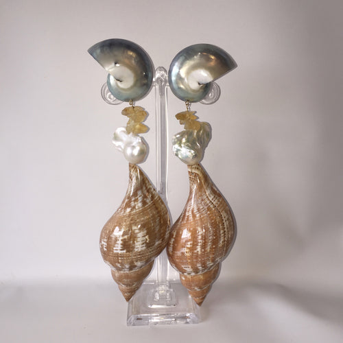 For Models Only!  Over-the-Top big and Beautiful Clip Earrings