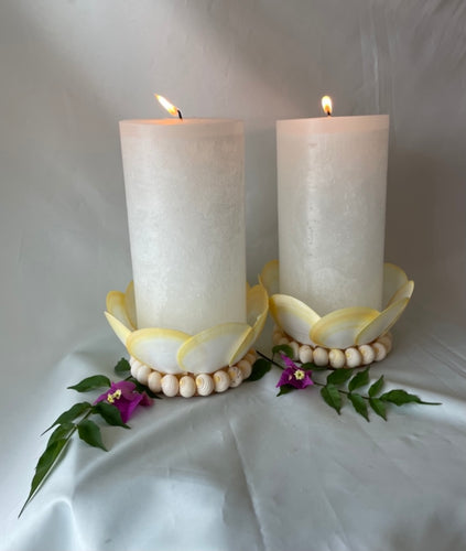 Pair of Pillar Candle Holders