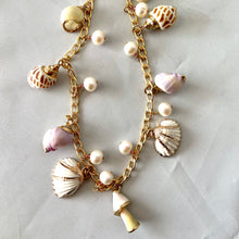 Gold-Filled Shell Charm Necklace